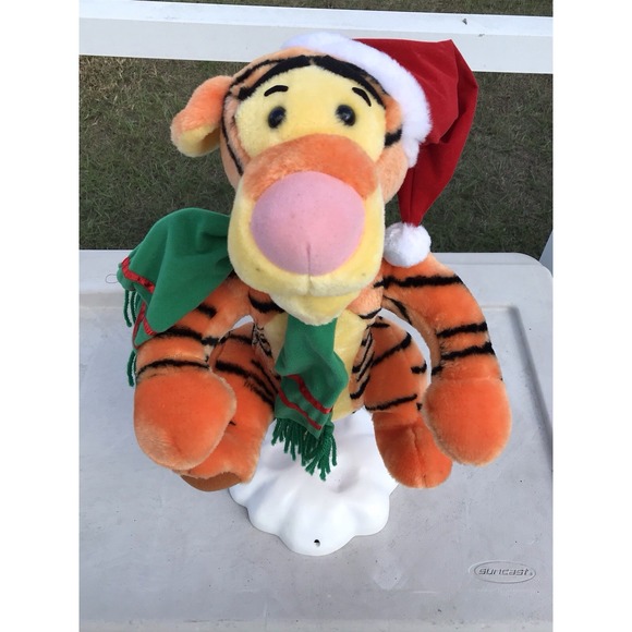Vintage Talking Bouncing Tigger 22" Animated Christmas Greeter Disney Pooh Telco - Picture 3 of 16